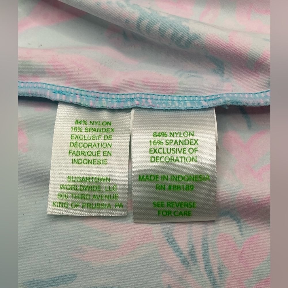LIKE NEW🪷Lilly Pulitzer🪷Johana Swim Cover-Up Cestra blue Cay To My Heart - Picture 12 of 16